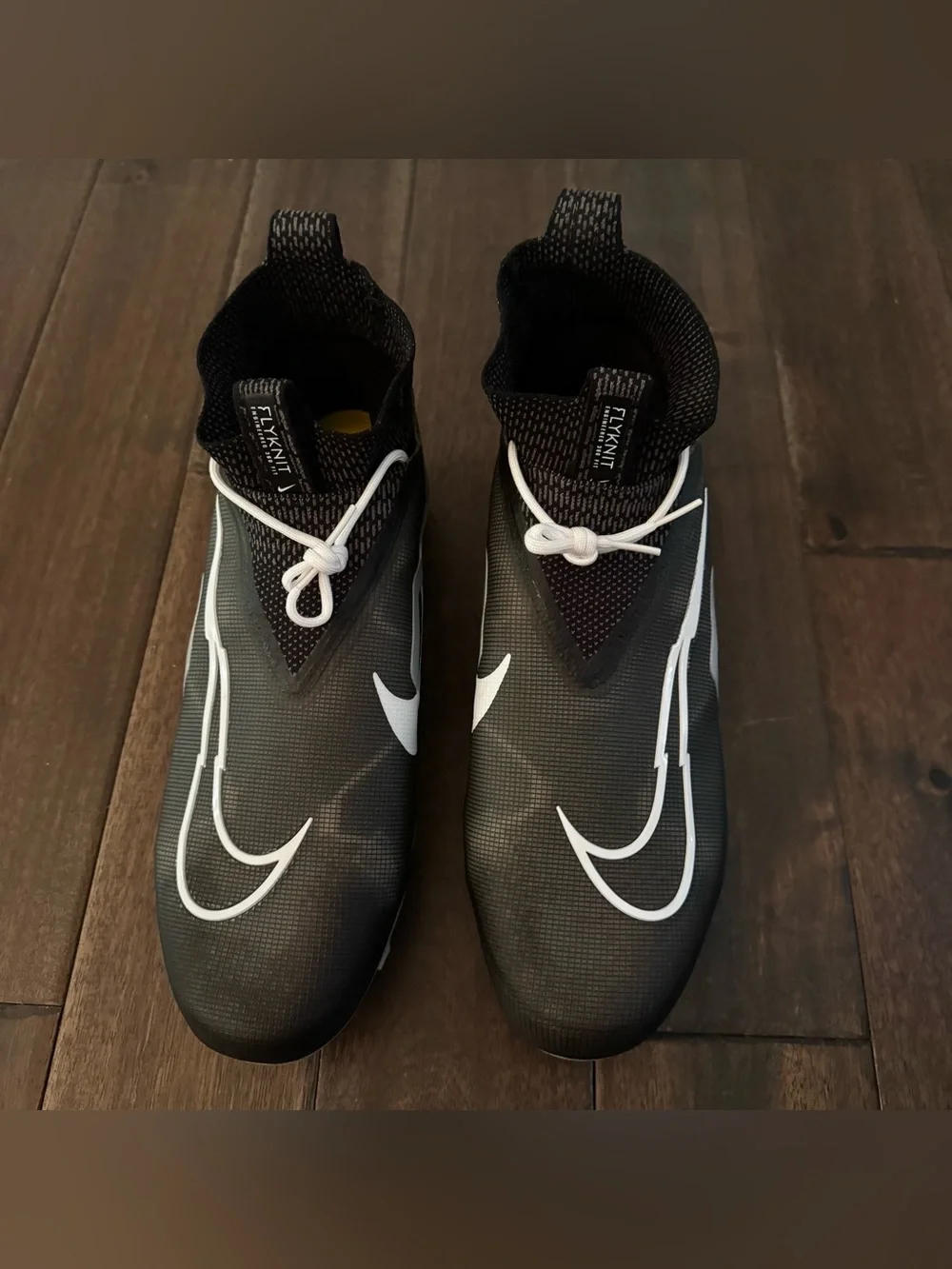 Nike Alpha Menace Elite 3 Football Cleats Black Size 15 NWOT